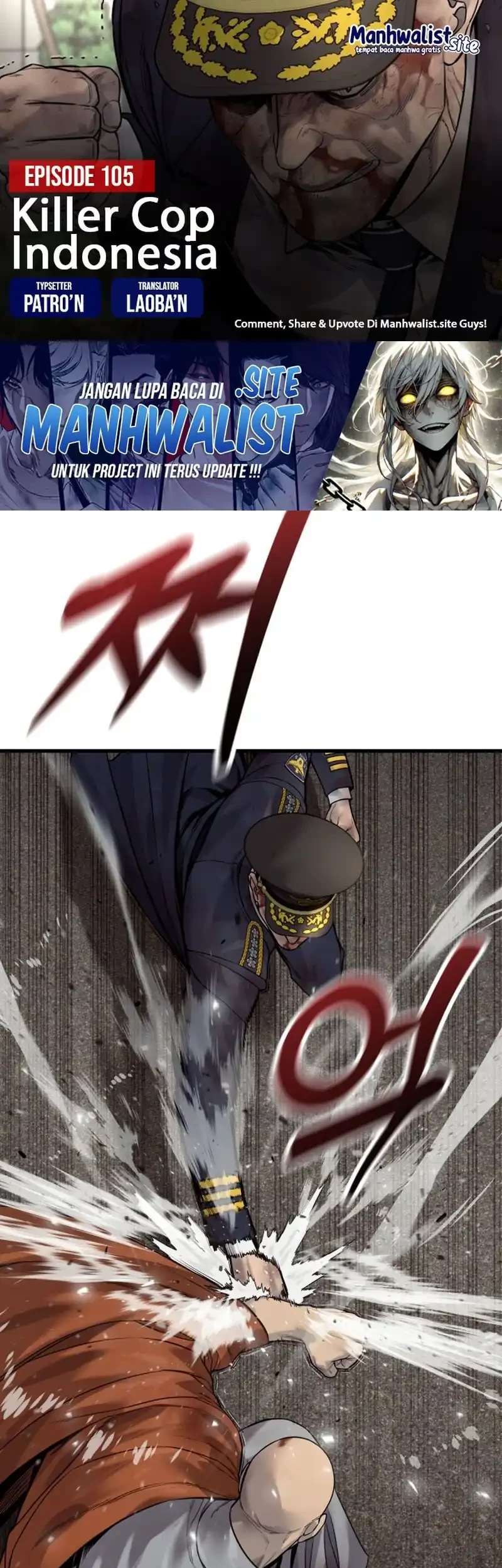 Komik Return of the Bloodthirsty Police Chapter 105 gambar 1