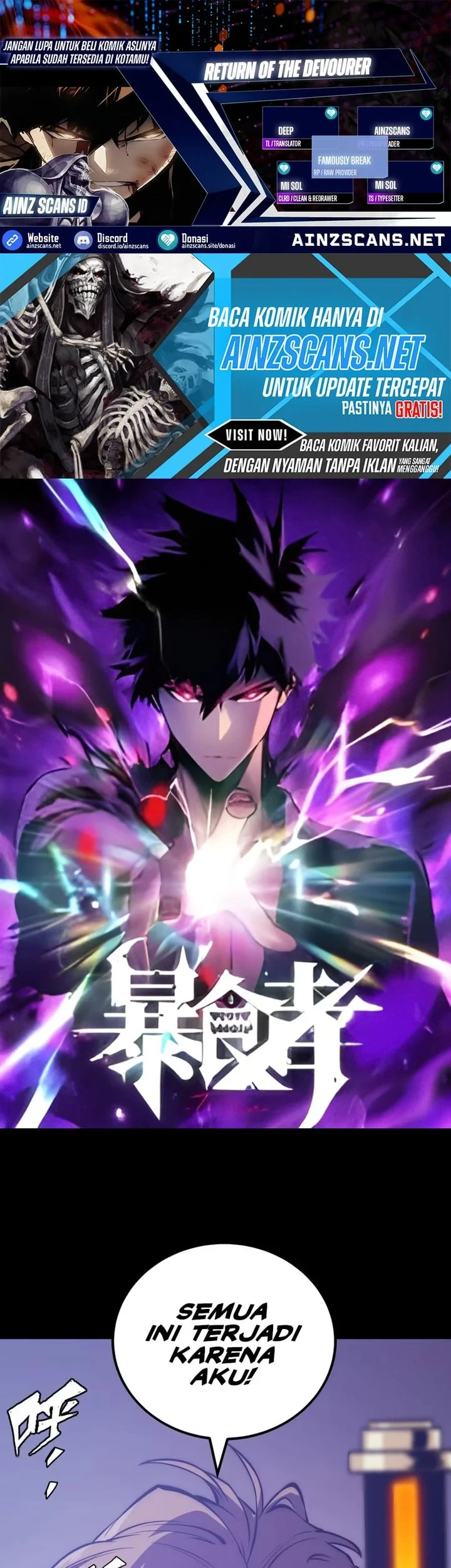 Komik Return of the Devourer Chapter 30 gambar 1