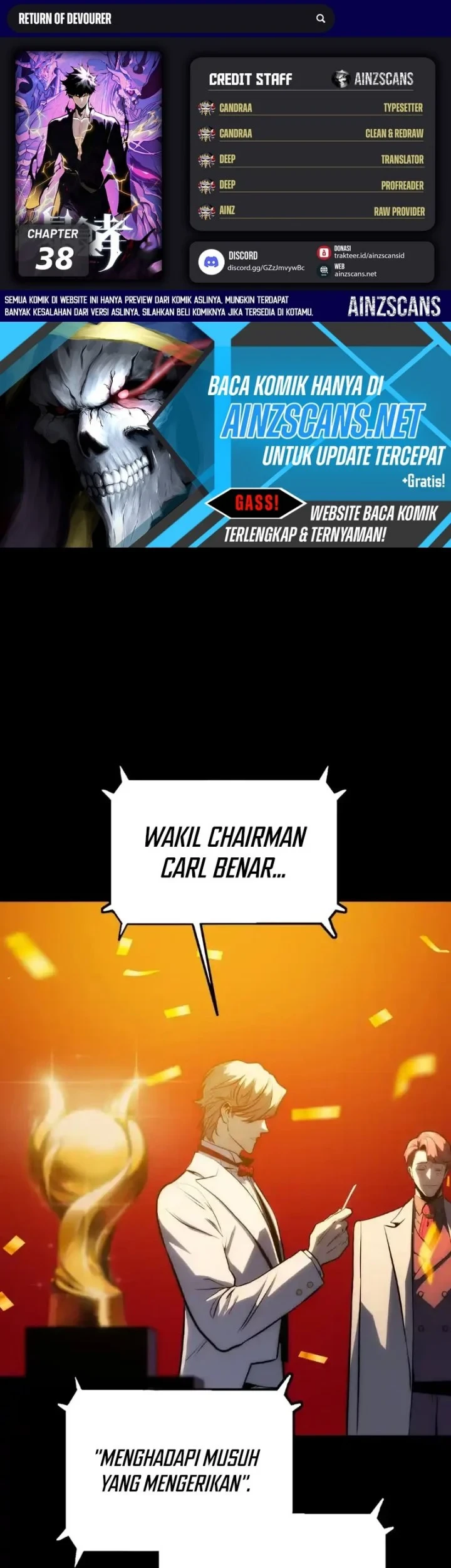 Komik Return of the Devourer Chapter 38 gambar 1