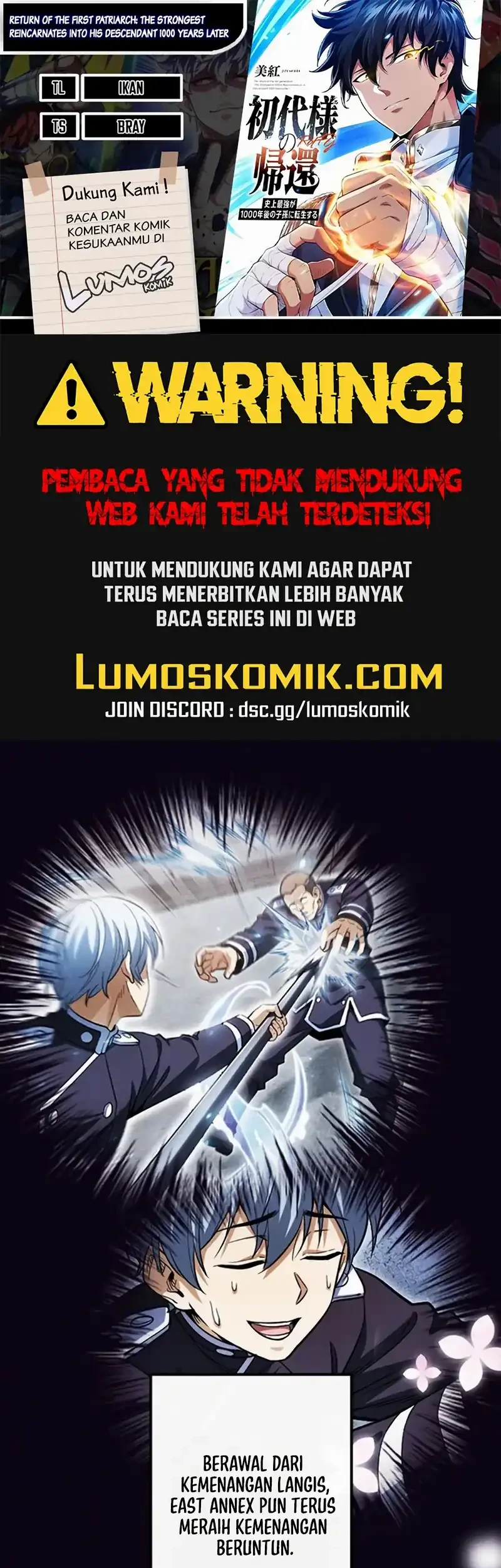 Komik Return of the First Patriarch: The Strongest Reincarnates into His Descendant 1000 Years Later Chapter 24 gambar 1