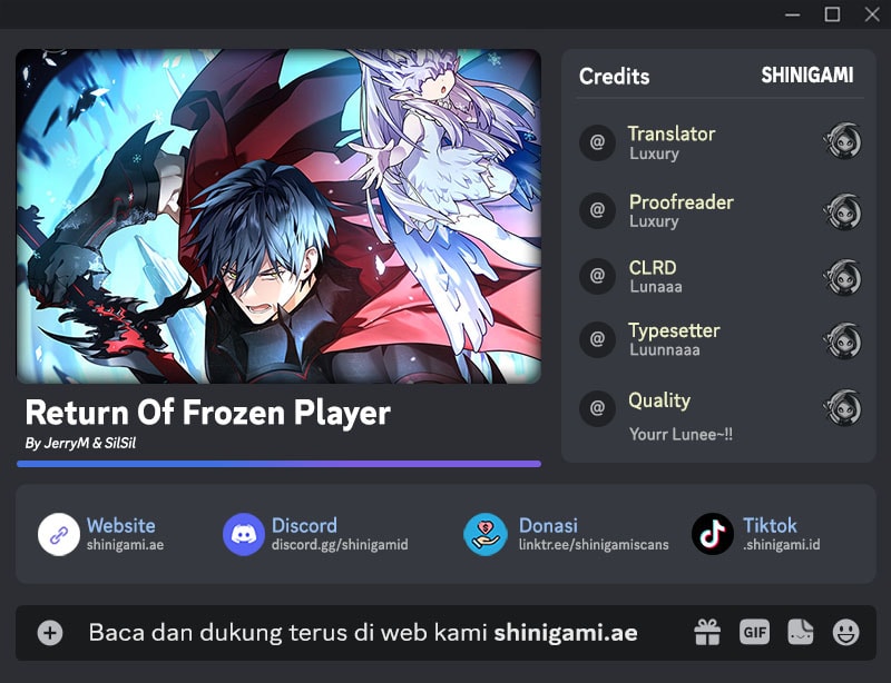 Komik Return of the Frozen Player Chapter 182 gambar 1