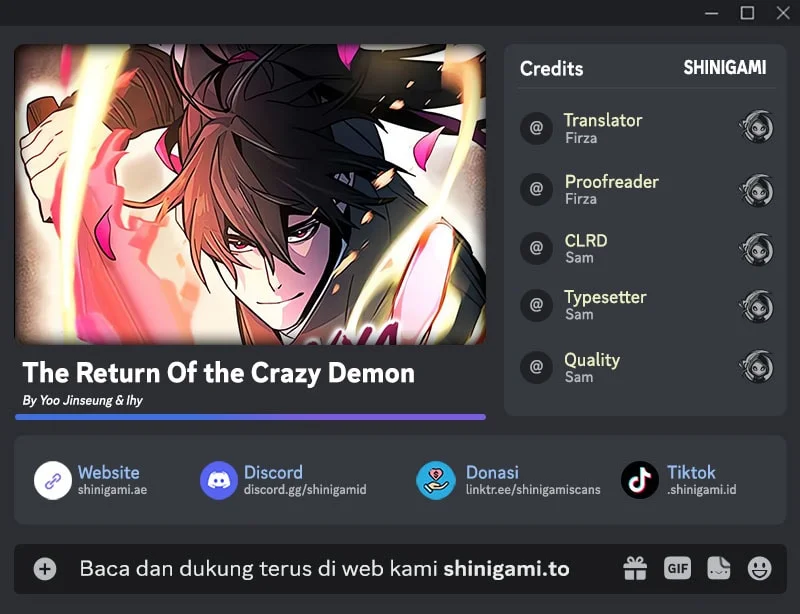 Komik Return of the Mad Demon Chapter 206 gambar 1