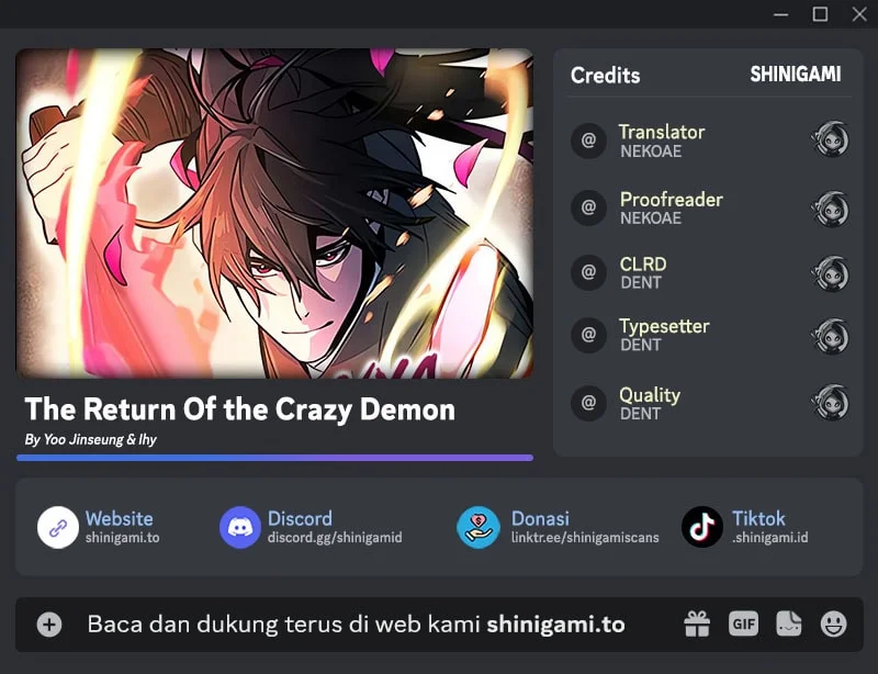 Komik Return of the Mad Demon Chapter 210 gambar 1