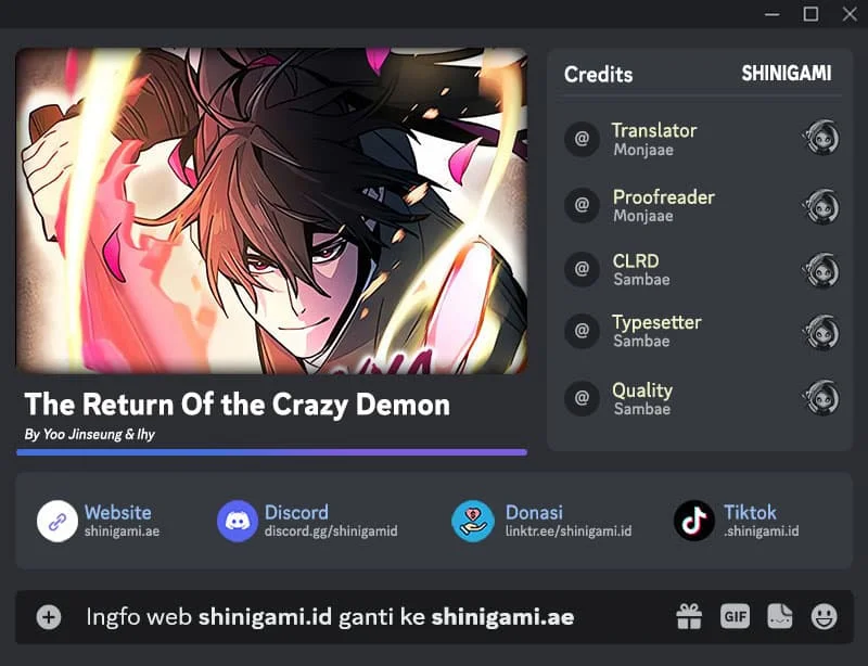 Komik Return of the Mad Demon Chapter 93 gambar 1