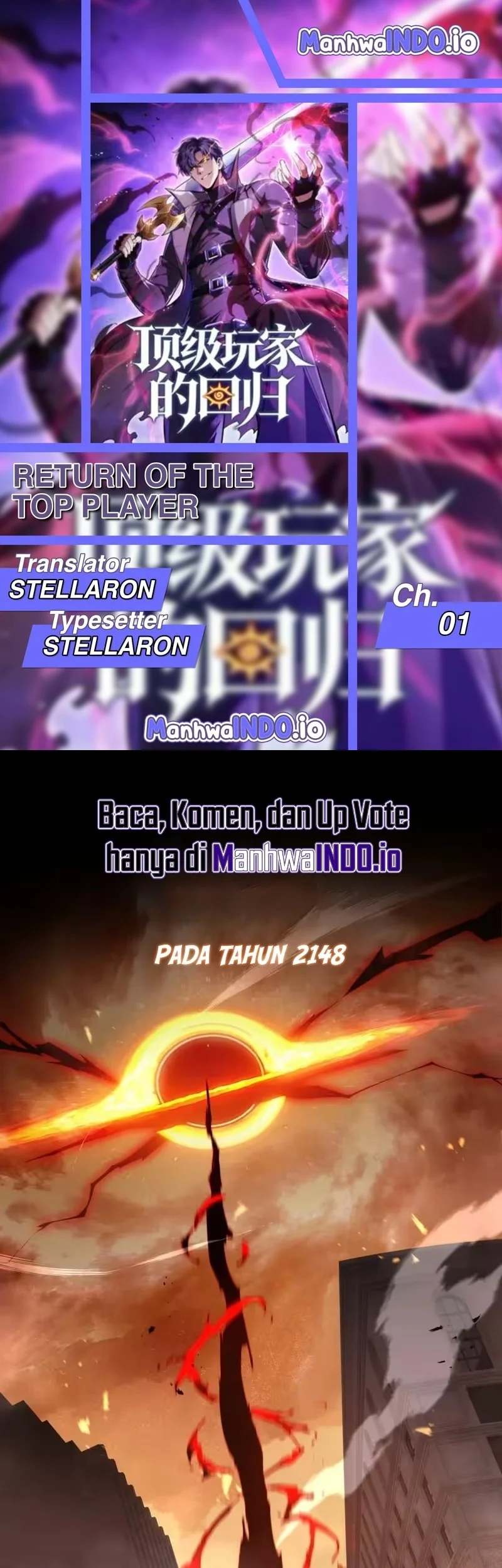 Komik Return of the Top Player Chapter 1 gambar 1