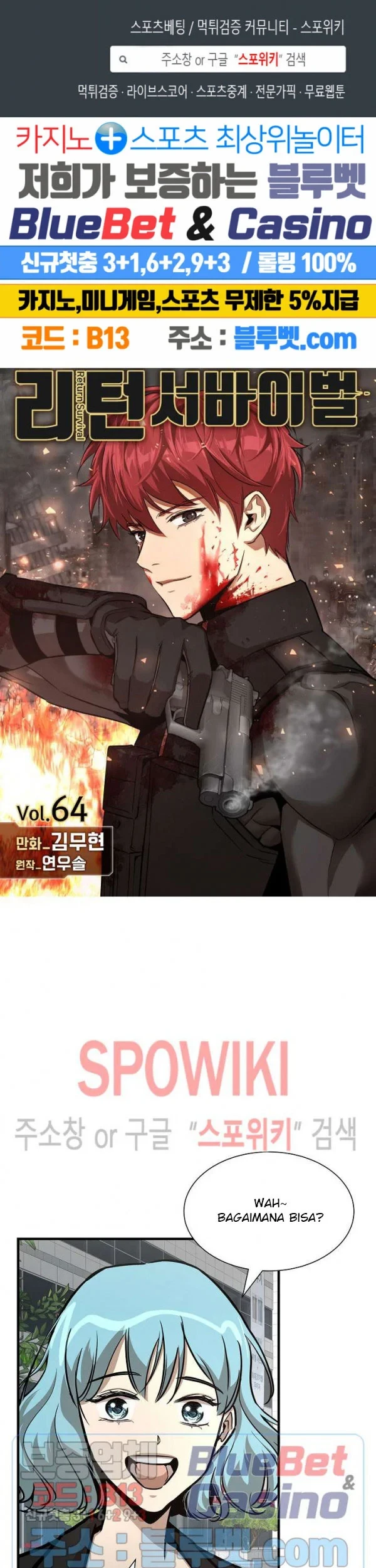Manhwa Return Survival Chapter 64 gambar 2