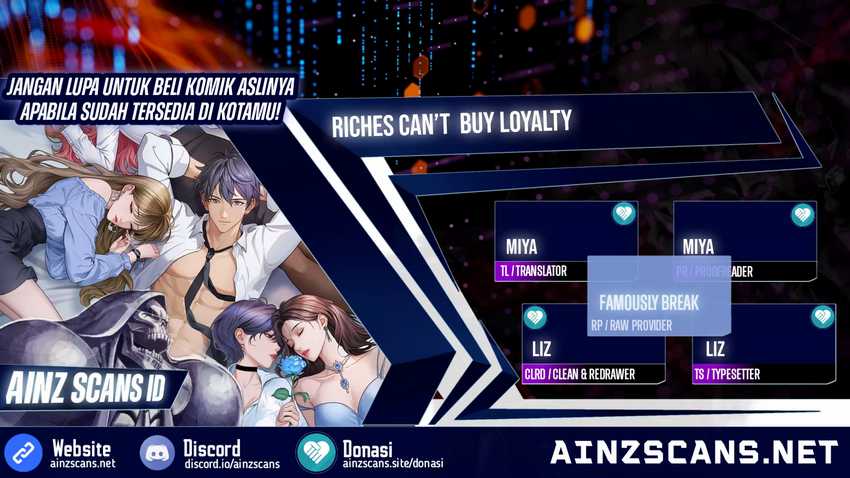 Komik Riches Can’t Buy Loyalty Chapter 3 gambar 1