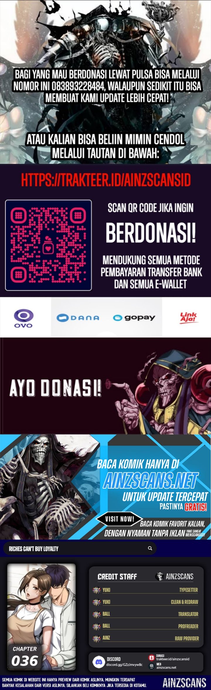 Komik Riches Can’t Buy Loyalty Chapter 36 gambar 1