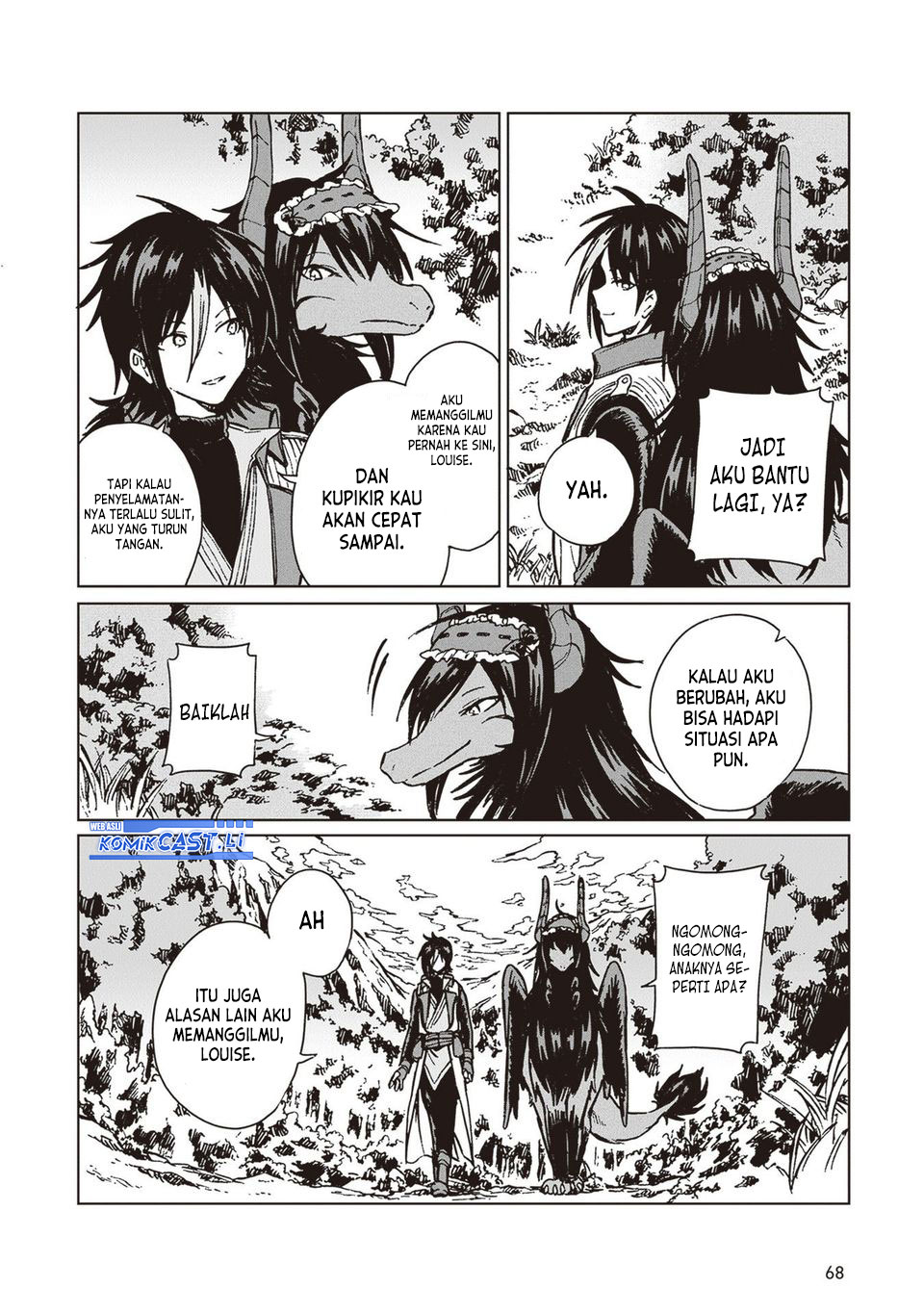 Manga S-kyuu Guild wo Tsuihou saretakedo, Jitsu wa Ore dake Dragon no Kotoba ga Wakaru no de, Kidzuita Toki ni wa Ryuu Kishi no Chouten wo Kiwametemashita Chapter 26 gambar 2