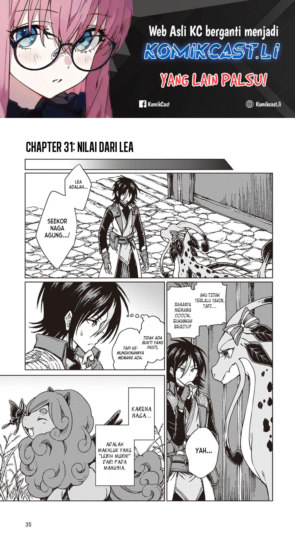 Komik S-kyuu Guild wo Tsuihou saretakedo, Jitsu wa Ore dake Dragon no Kotoba ga Wakaru no de, Kidzuita Toki ni wa Ryuu Kishi no Chouten wo Kiwametemashita Chapter 31 gambar 1