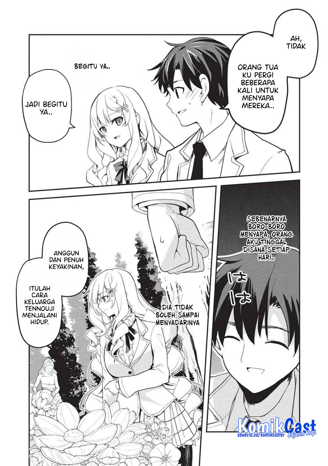 Manga Saijo no Osewa ~Takane no Hana Darakena Meimon Kou de, Gakuin Ichi no Ojou-sama (Seikatsu Noryoku Kaimu) o Kagenagara Osewa suru Koto ni Narimashita~ Chapter 28 gambar 2