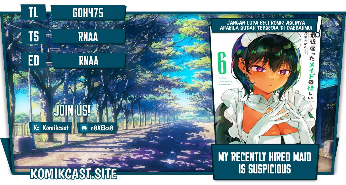 Komik Saikin Yatotta Maid ga Ayashii (My Recently Hired Maid Is Mysterious) (Serialization) Chapter 32 gambar 1