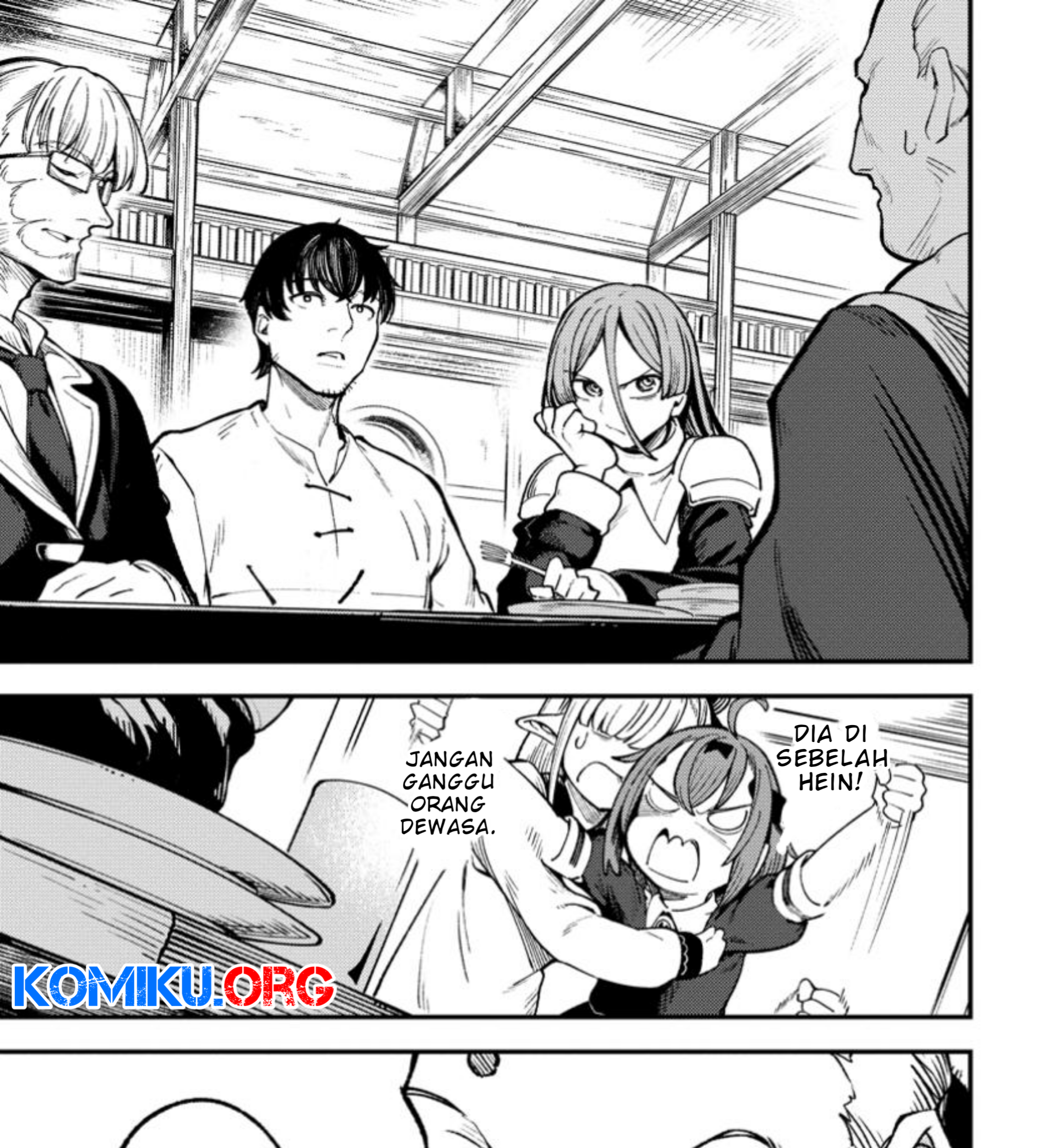 Manga Saikyou Kyuutei Shinan-yaku no Ossan, Tsuihousareta Hekichi de Musou Suru ~Maboroshi to Natta Shuzoku no Bishoujo-tachi wo Sodatete Henkyou wo Kaitaku~ Chapter 5.1 gambar 2