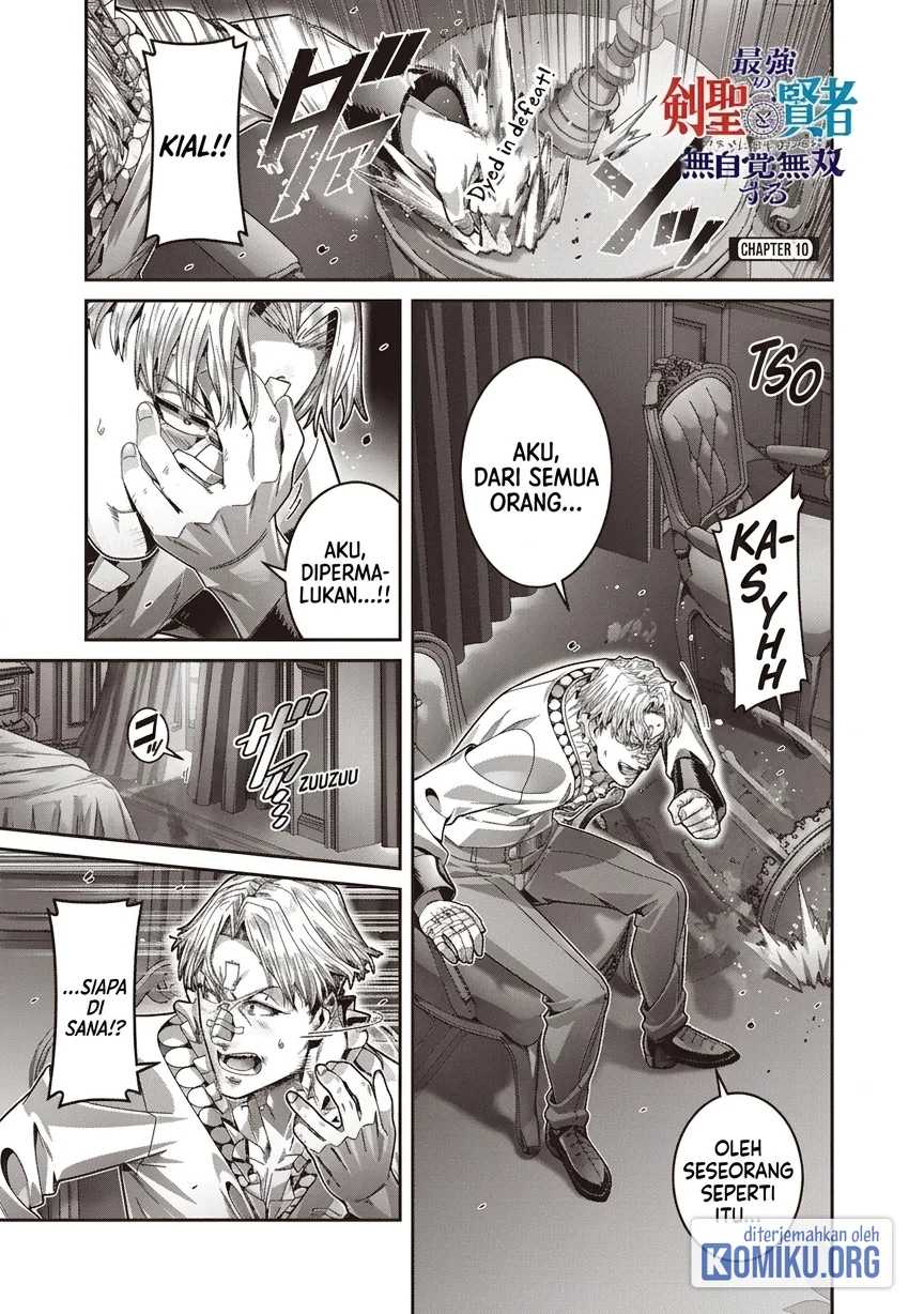 Komik Saikyou no Kensei to Kenja no moto ni Tenseishita Ore wa Mujikaku Musou suru Chapter 10.1 gambar 1