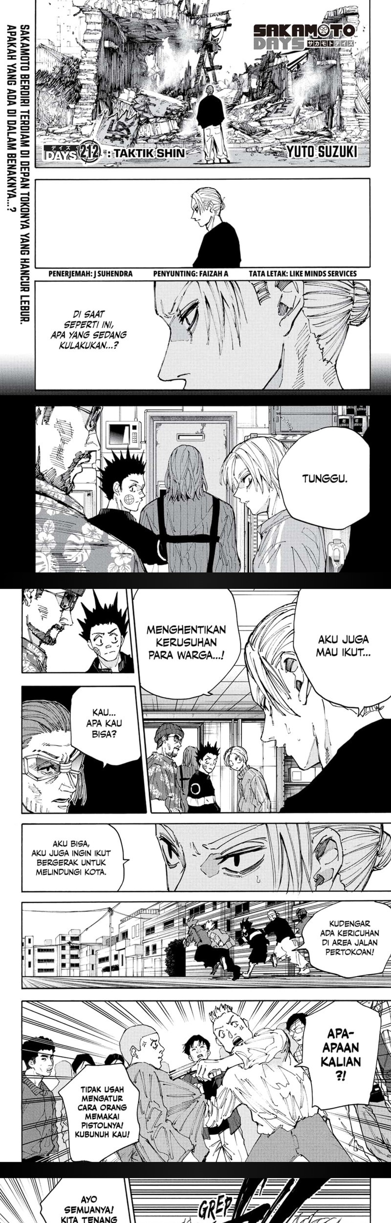 Komik Sakamoto Days Chapter 212 gambar 1