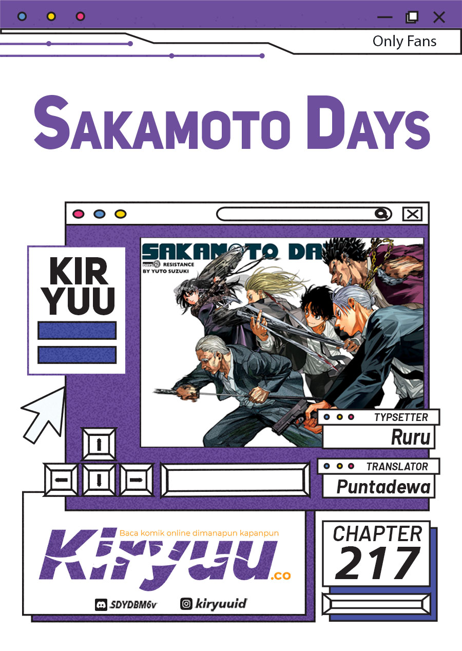 Komik Sakamoto Days Chapter 217 gambar 1