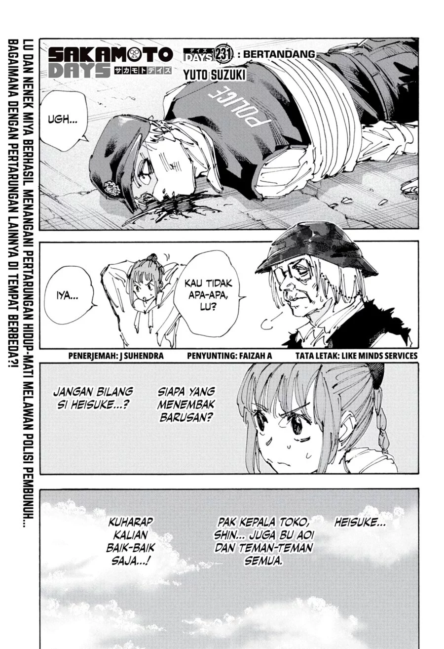 Komik Sakamoto Days Chapter 231 gambar 1