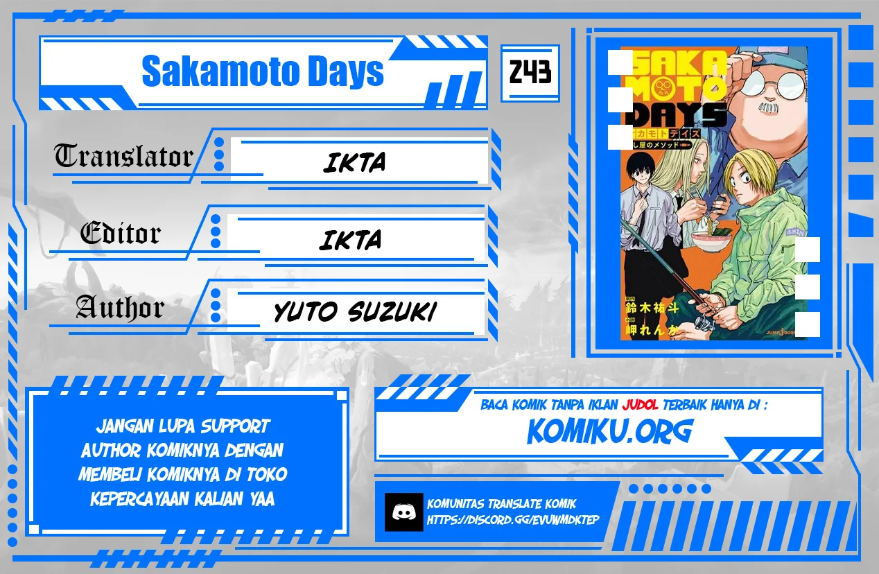Komik Sakamoto Days Chapter 243 gambar 1