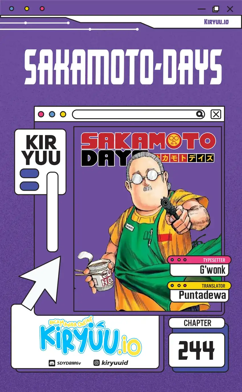 Komik Sakamoto Days Chapter 244 gambar 1