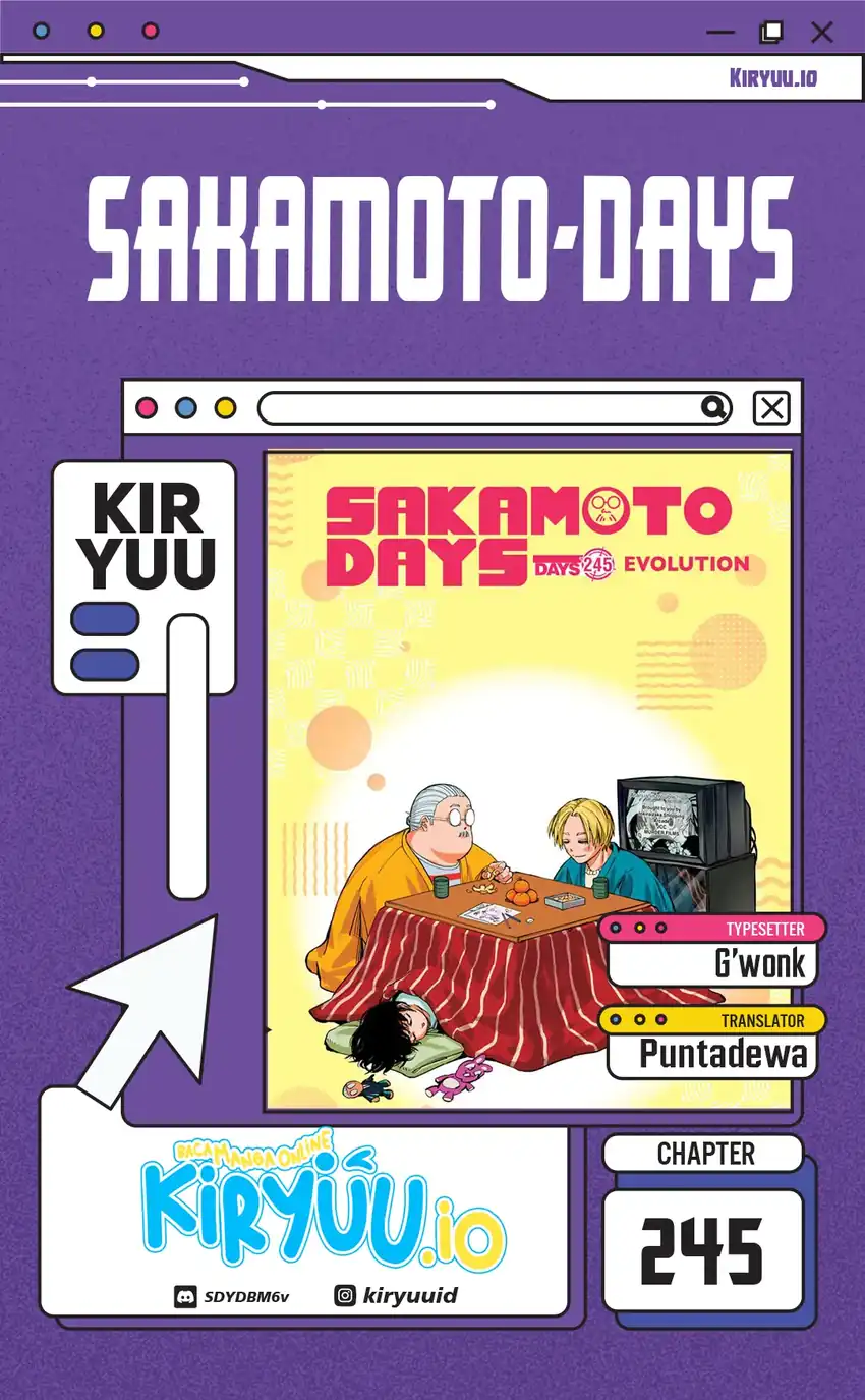 Komik Sakamoto Days Chapter 245 gambar 1