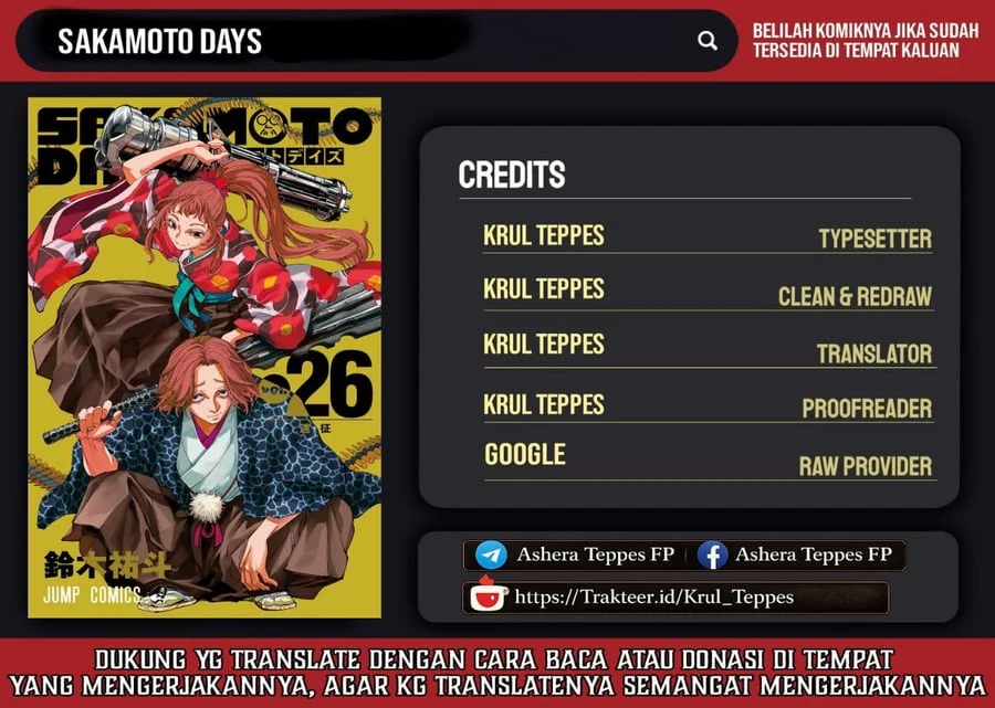 Komik Sakamoto Days Chapter 262 gambar 1