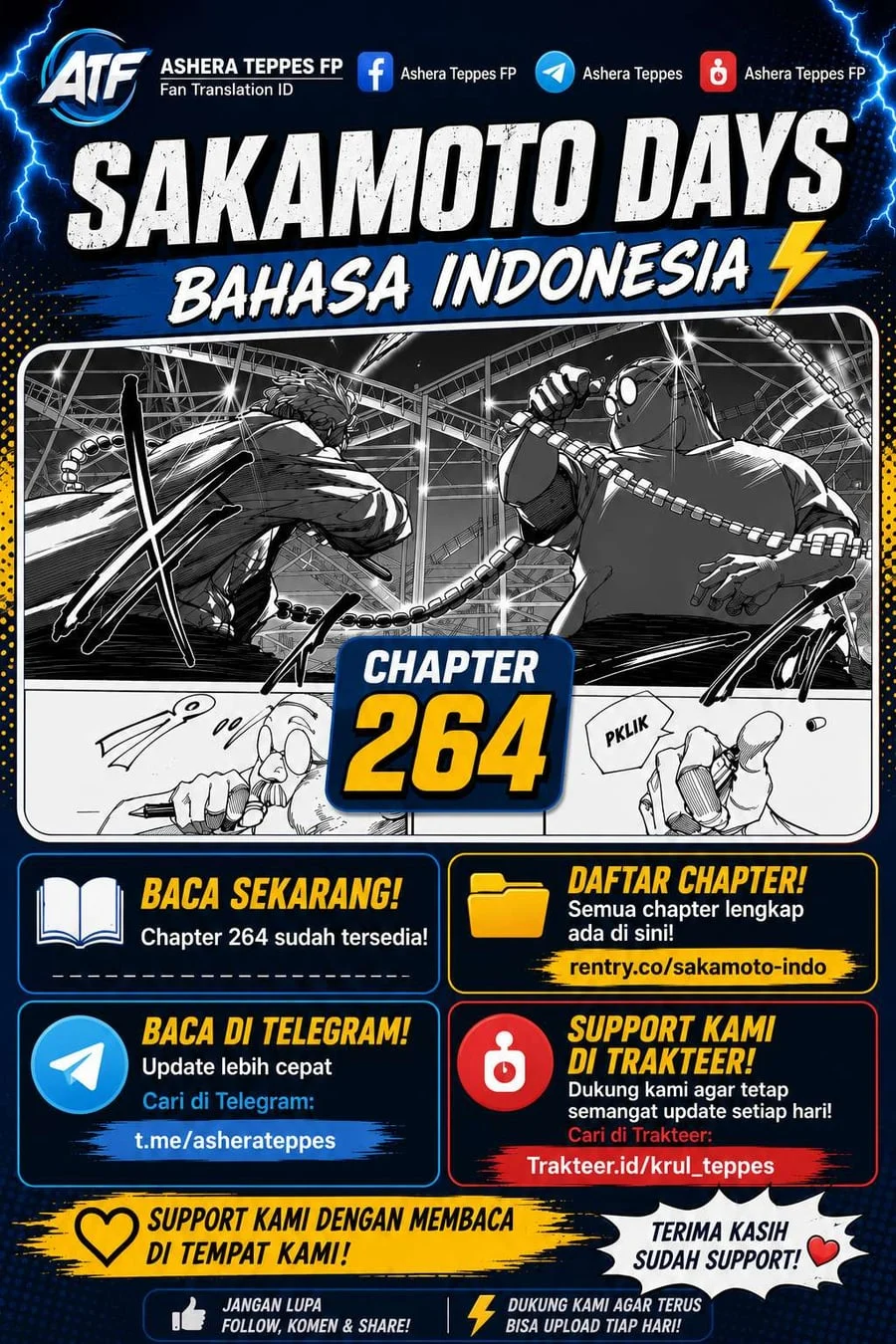 Komik Sakamoto Days Chapter 264 gambar 1