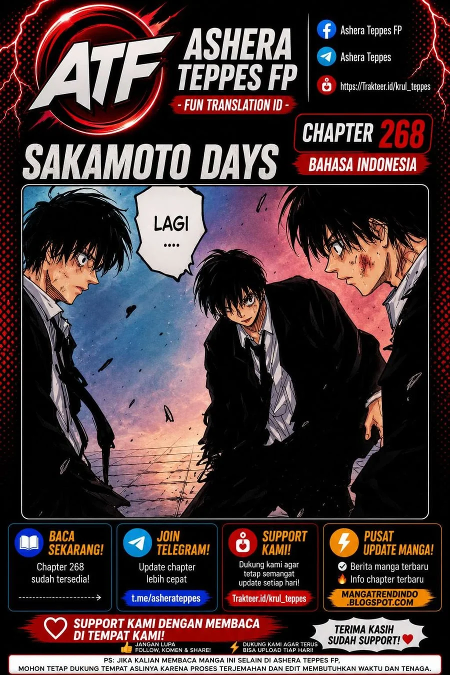 Komik Sakamoto Days Chapter 268 gambar 1