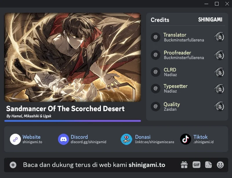 Komik Sandmancer Of The Scorched Desert Chapter 24 gambar 1