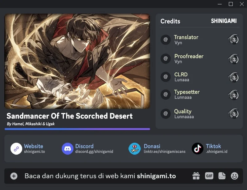 Komik Sandmancer Of The Scorched Desert Chapter 7 gambar 1