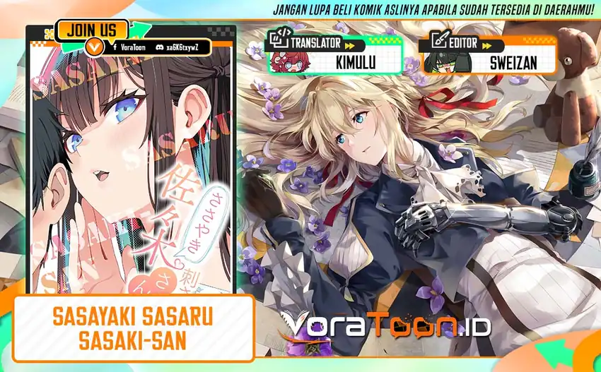 Komik Sasayaki Sasaru Sasaki-san Chapter 11 gambar 1