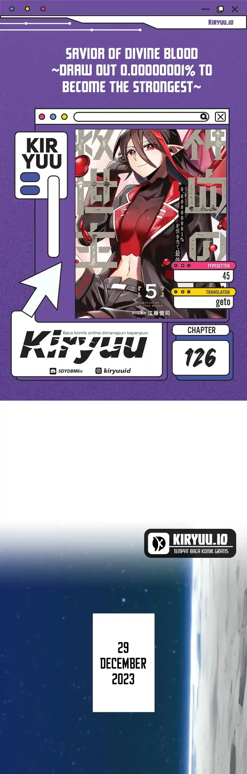 Komik Savior of Divine Blood ~Draw Out 0.00000001% to Become the Strongest~ Chapter 126 gambar 1
