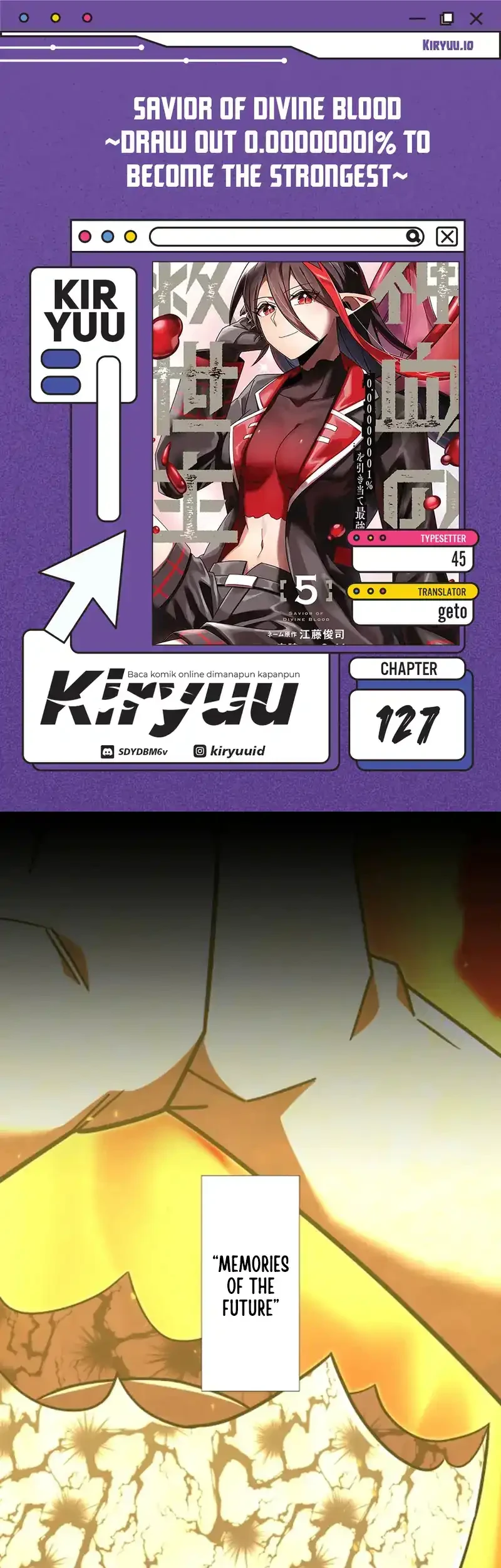 Komik Savior of Divine Blood ~Draw Out 0.00000001% to Become the Strongest~ Chapter 127 gambar 1