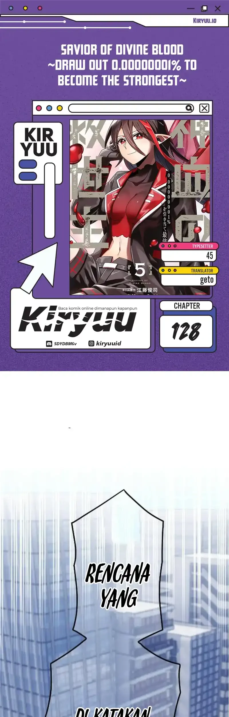 Komik Savior of Divine Blood ~Draw Out 0.00000001% to Become the Strongest~ Chapter 128 gambar 1