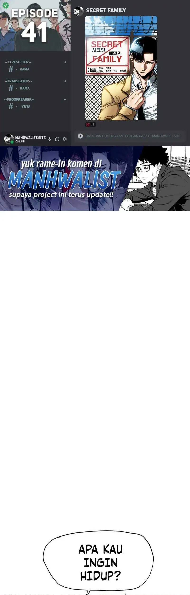 Komik Secret Family Chapter 41 gambar 1