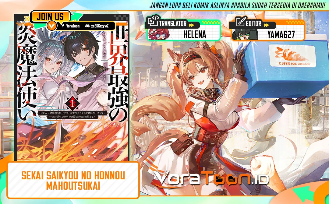 Komik Sekai Saikyou no Honnou Mahoutsukai Chapter 2 gambar 1