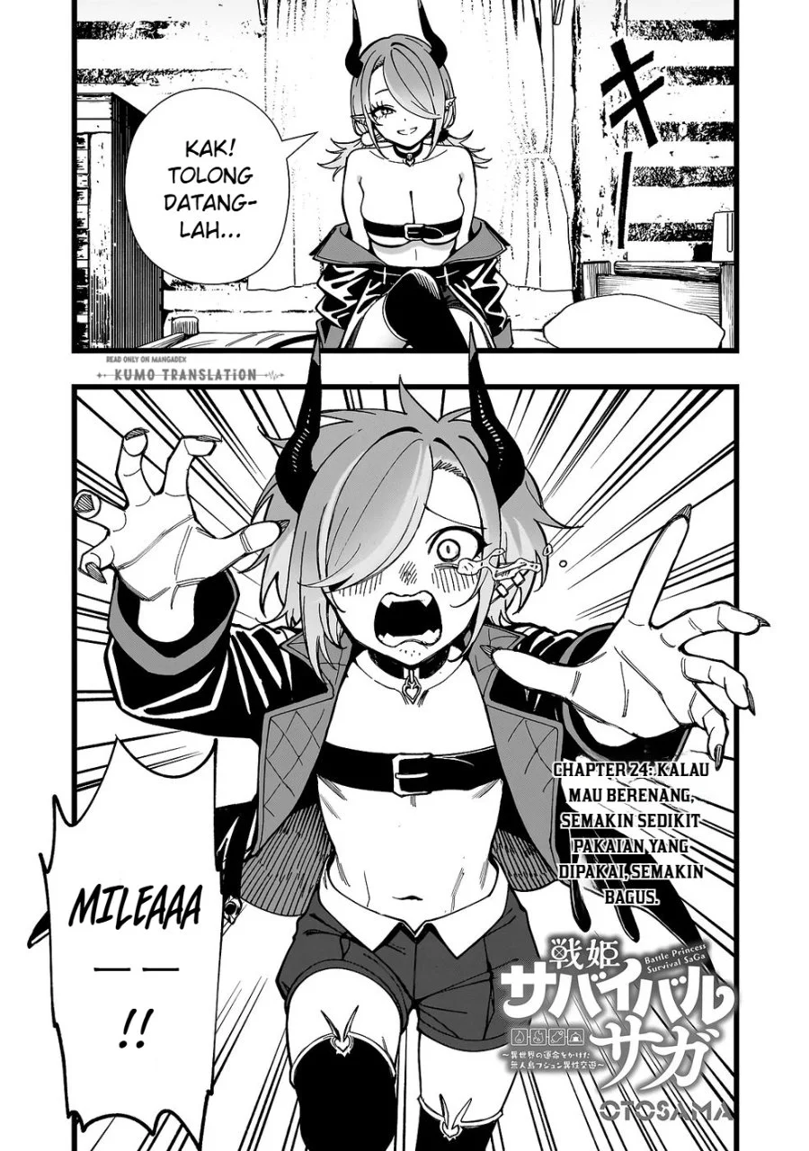 Manga Senki Survival Saga: Isekai no Unmei o Kaketa Mujintou Fujun Iseikouyuu Chapter 24 gambar 2