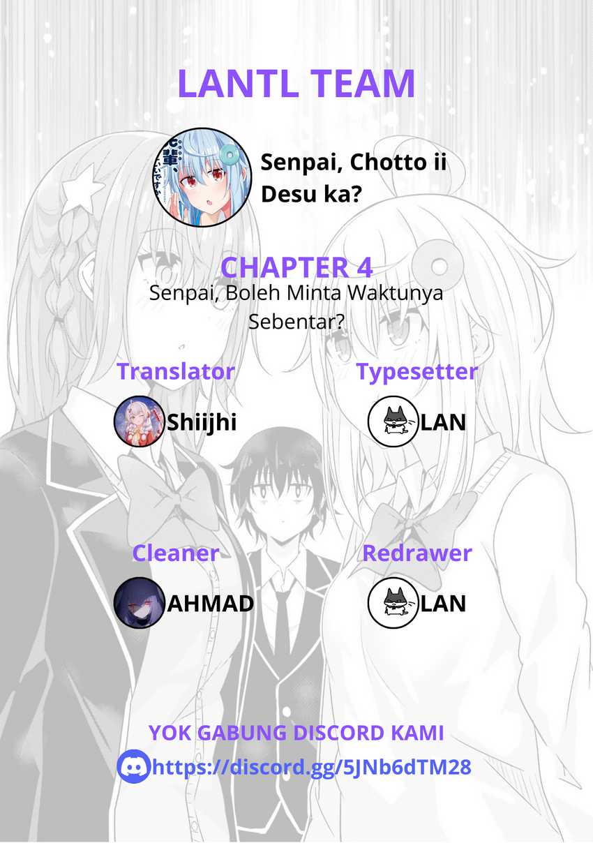 Komik Senpai, Chotto ii Desu ka? Chapter 4 gambar 1