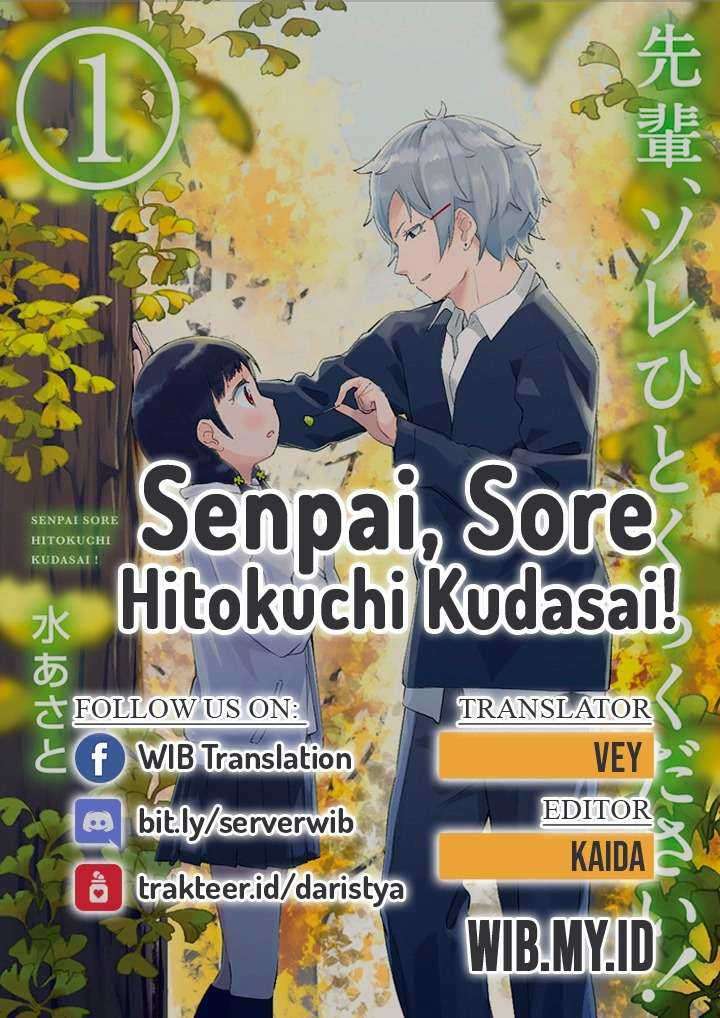 Komik Senpai, Sore hitokuchi kudasai! Chapter 26 gambar 1