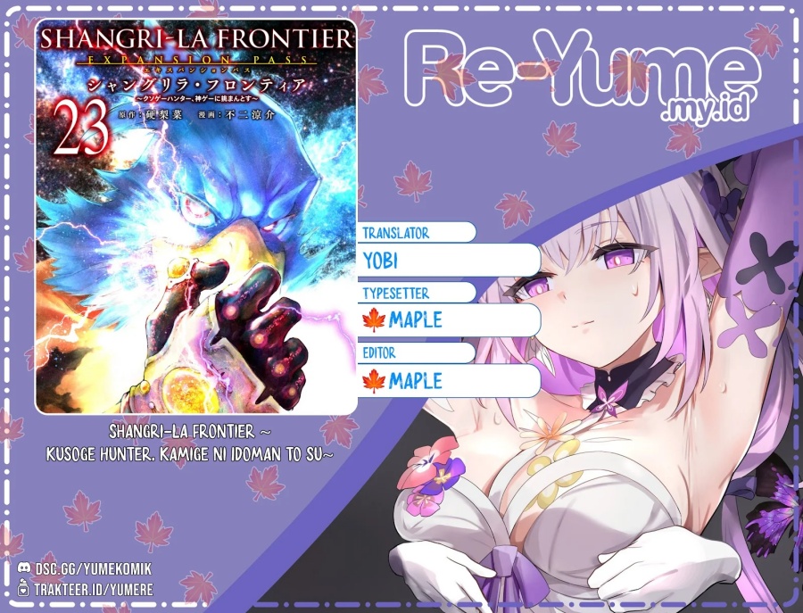 Komik Shangri-La Frontier ~ Kusoge Hunter, Kamige ni Idoman to su~ Chapter 228 gambar 1