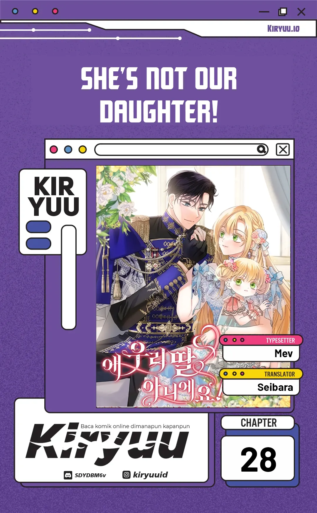 Komik She’s Not Our Daughter! Chapter 28 gambar 1
