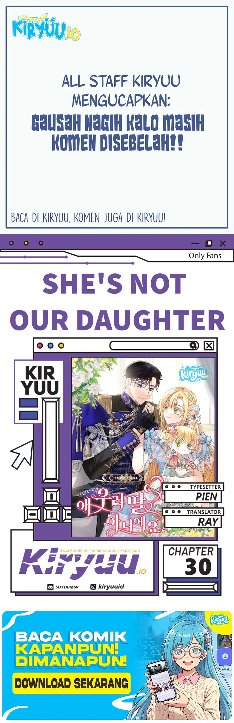 Komik She’s Not Our Daughter! Chapter 30 gambar 1