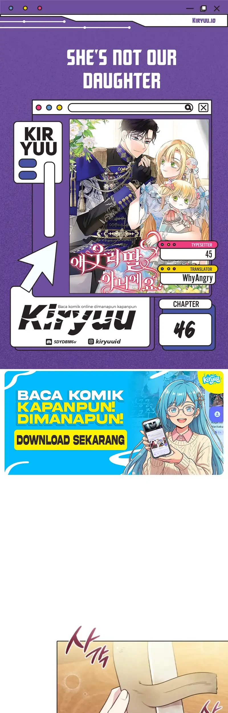 Komik She’s Not Our Daughter! Chapter 46 gambar 1
