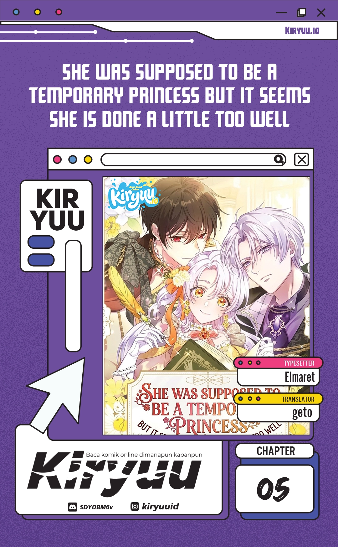 Komik She Was Supposed To Be A Temporary Princess But It Seems She Is Done A Little Too Well Chapter 5 gambar 1