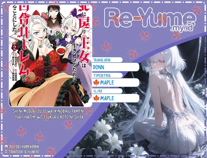 Komik Shi ni Modori Oujo wa Ikinobiru Tameni Yuri Harem wo Tsukuru Koto ni Shita Chapter 10 gambar 1