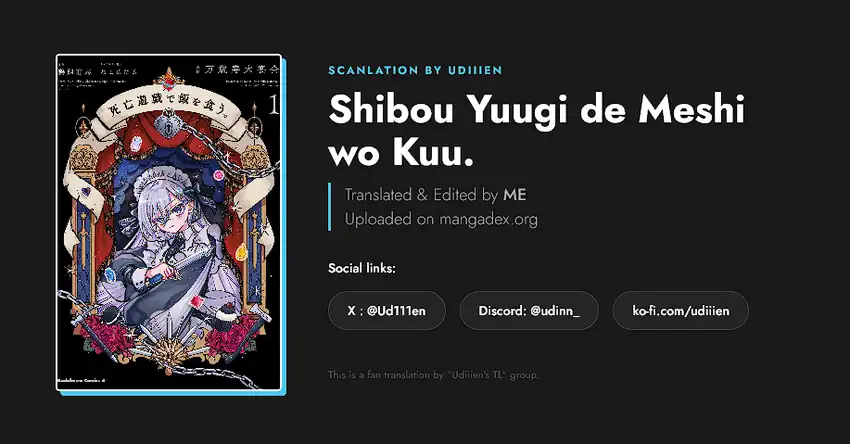 Komik Shibou Yuugi de Meshi wo Kuu. Chapter 3 gambar 1