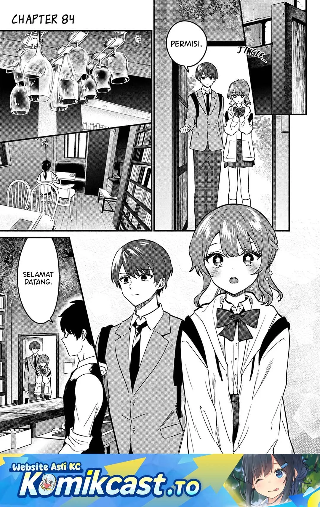 Manga Shiotaiou no Sato-san ga Ore ni dake Amai Chapter 84 gambar 2