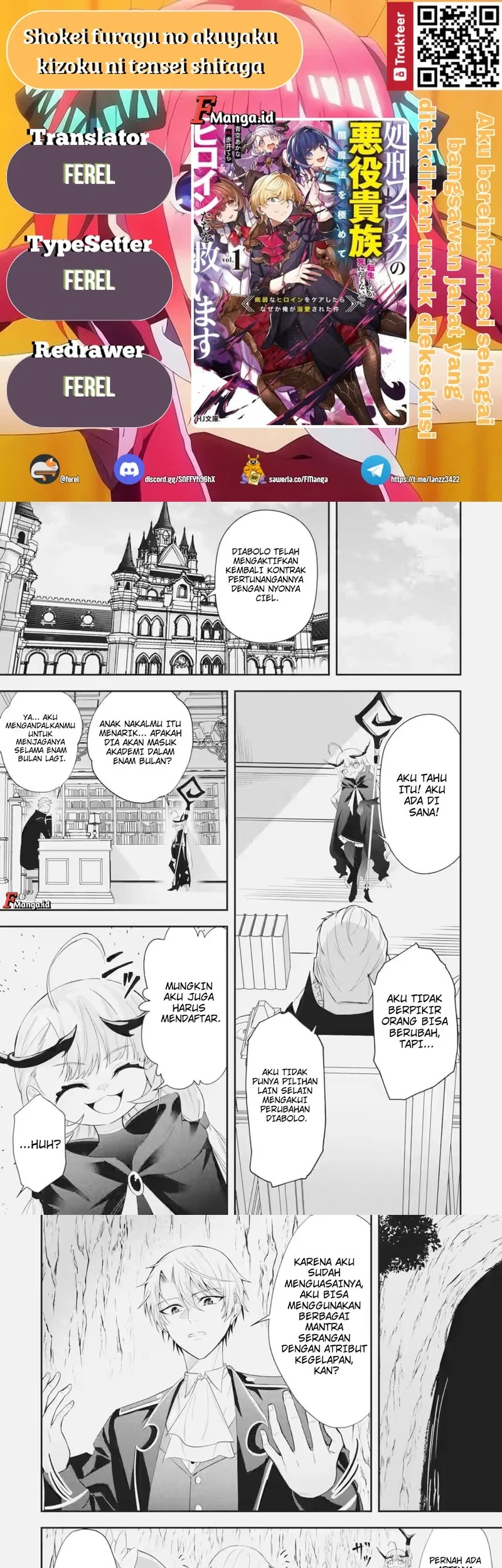Komik Shokei Flag No Akuyaku Kizoku Ni Tensei Shitaga, Shinitakunainode Yami Maho Wo Kiwamete Heroine Tachi Wo Sukuimasu Byojakuna Heroine Wo Care Shitara Naze Ka Ore Ga Dekiai Sareta Ken Chapter 3.3 gambar 1