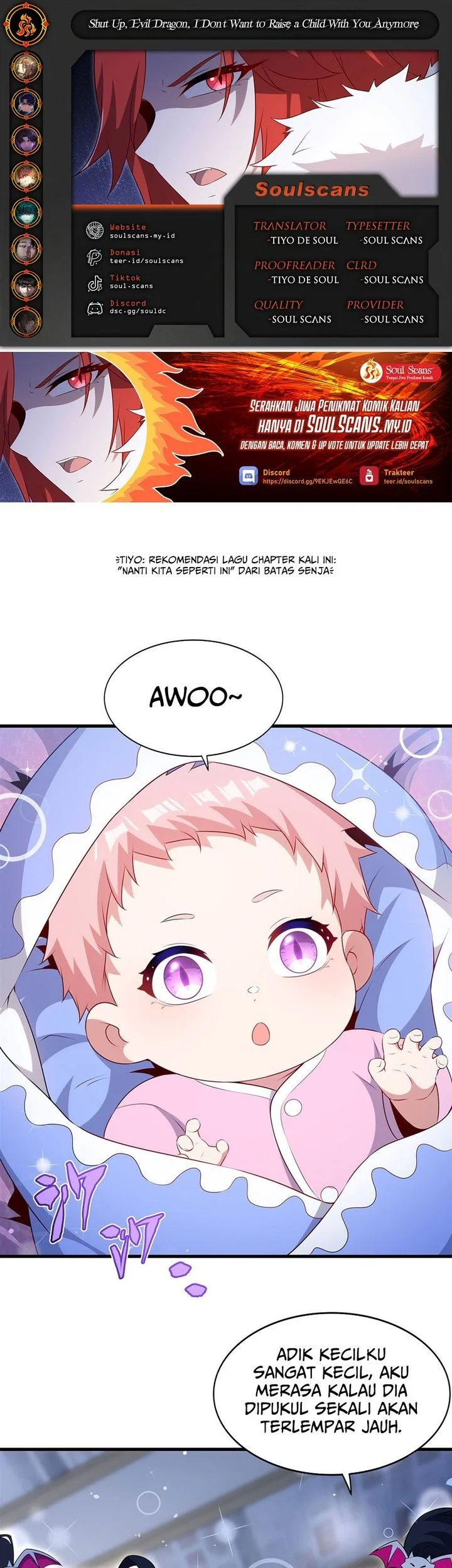 Komik Shut Up, Evil Dragon, I Don’t Want to Raise a Child With You Anymore Chapter 91 gambar 1