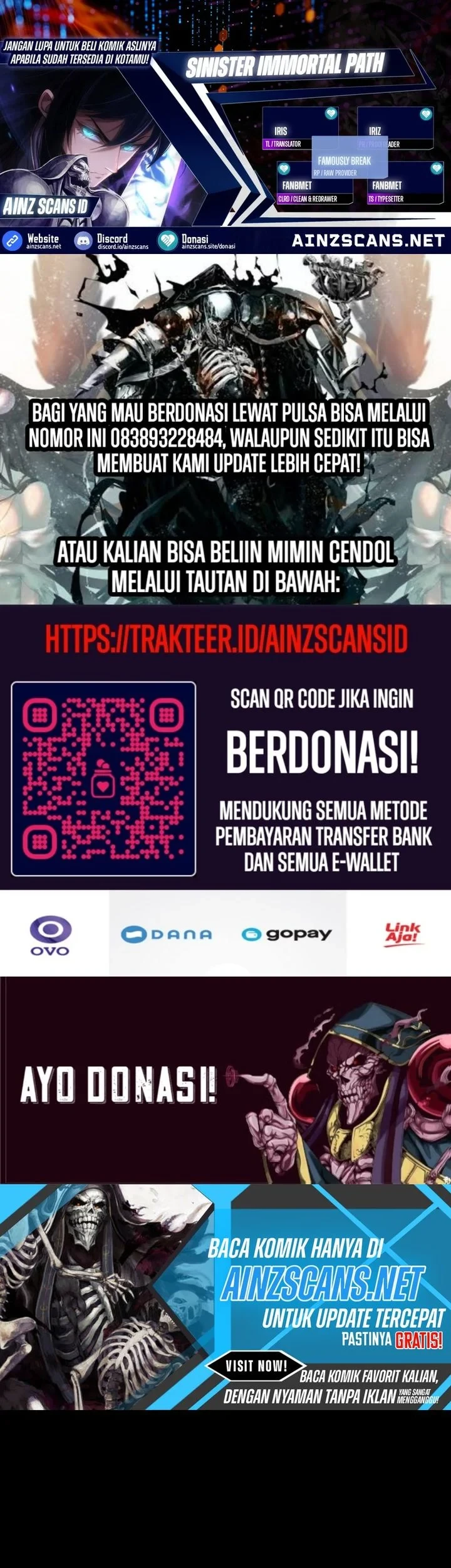 Komik Sinister Immortal Path Chapter 11 gambar 1