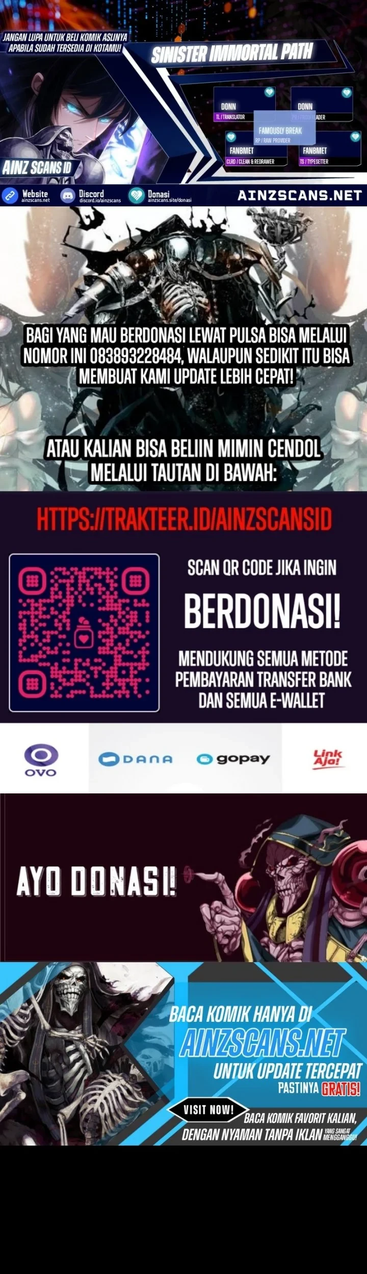 Komik Sinister Immortal Path Chapter 12 gambar 1